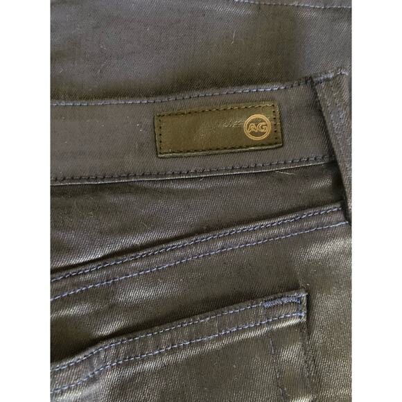 AG Adriano Goldschmied Women's Mini Skirt Size 26 Blue Coated Pencil NWOT - Picture 4 of 7